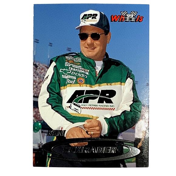 Ken Schrader, Andy Petree Racing, Card 30, 1999 Wheels NASCAR Winston Cup, NM+ - Picture 2 of 4